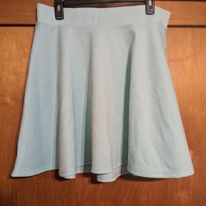 Pastel green skater skirt